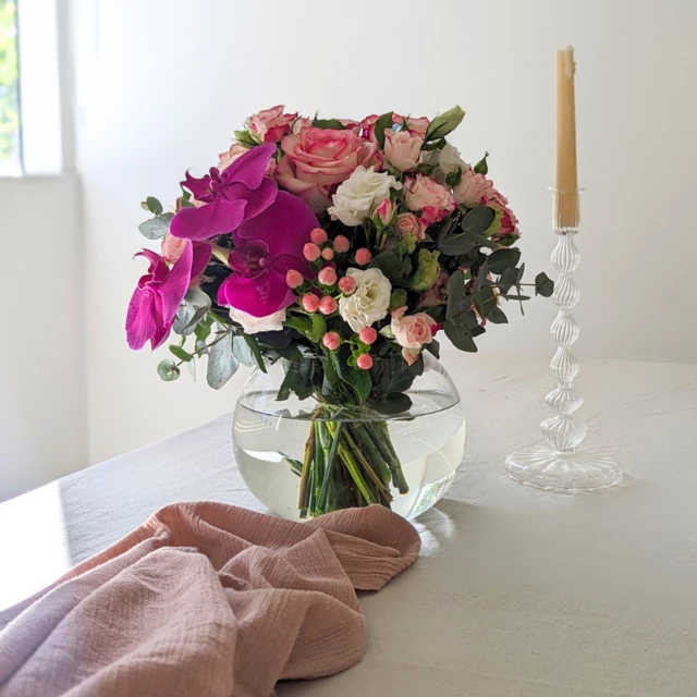 Premium Round Pastel Table Centre