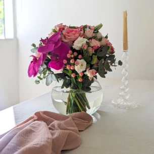 Premium Round Pastel Table Centre