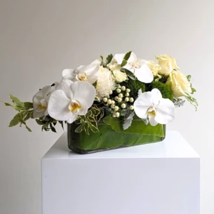 Premium White Long Table Centre