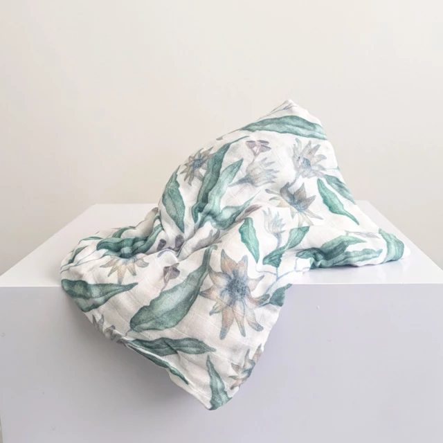 Flannel Flower Muslin Wrap