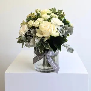 White Seasonal Table Centre