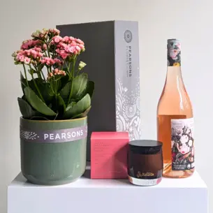 Pretty Plant + Rose Wine