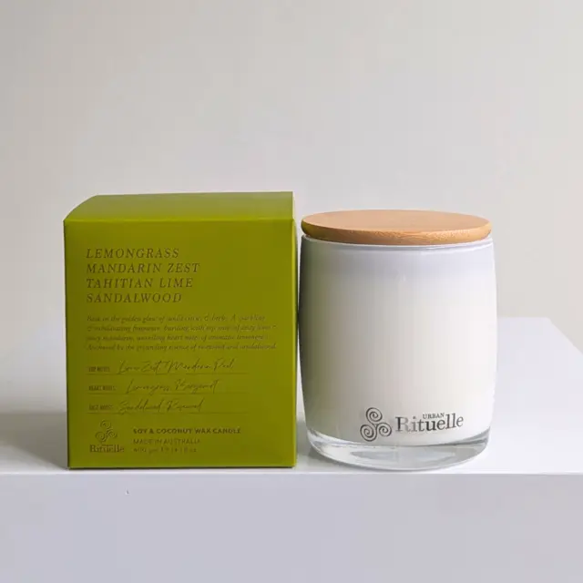 Urban Rituelle Candle Lemongrass, Tahitian Lime