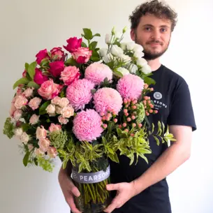 Valentine's Blush Vase