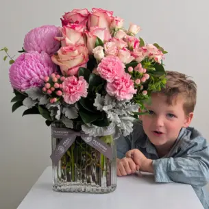 Mother's Day Blush Vase