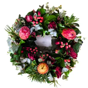 Memorial Wreath Native Flowers