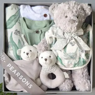 Flannel Flower Baby Box