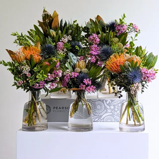 Set of Native Flower Bottles