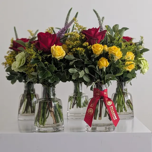 Set of Joy Luck Flower Bottles