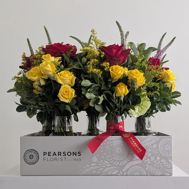 Set of Joy Luck Flower Bottles