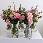 Set of Pastel Flower Bottles