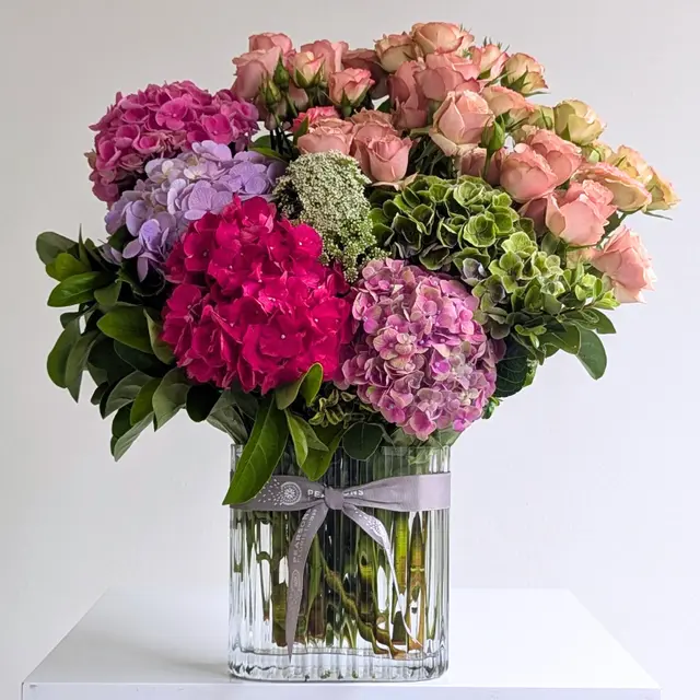 Hydrangea Love Vase