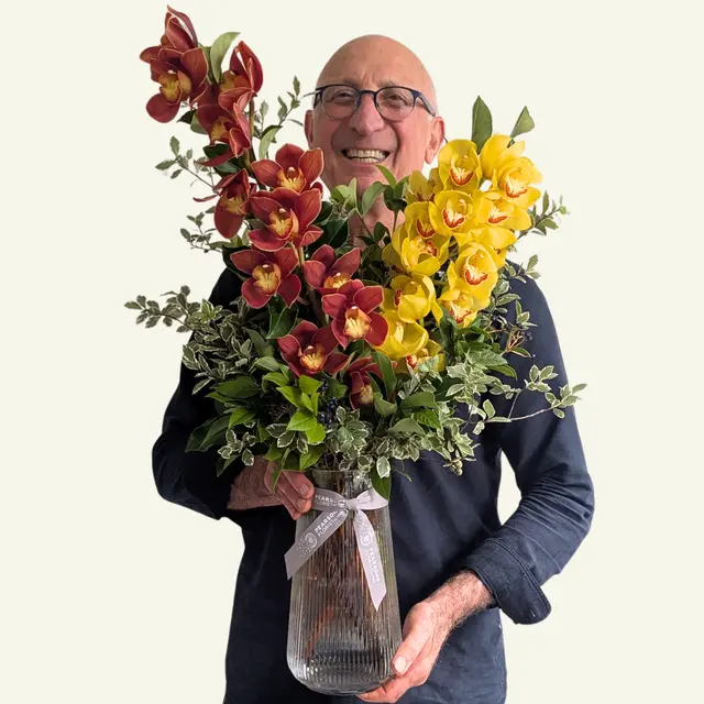 Cymbidium Orchid Vase