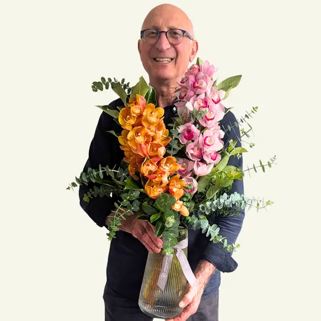 Cymbidium Orchid Vase