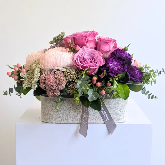 Classic Purples Table Centre