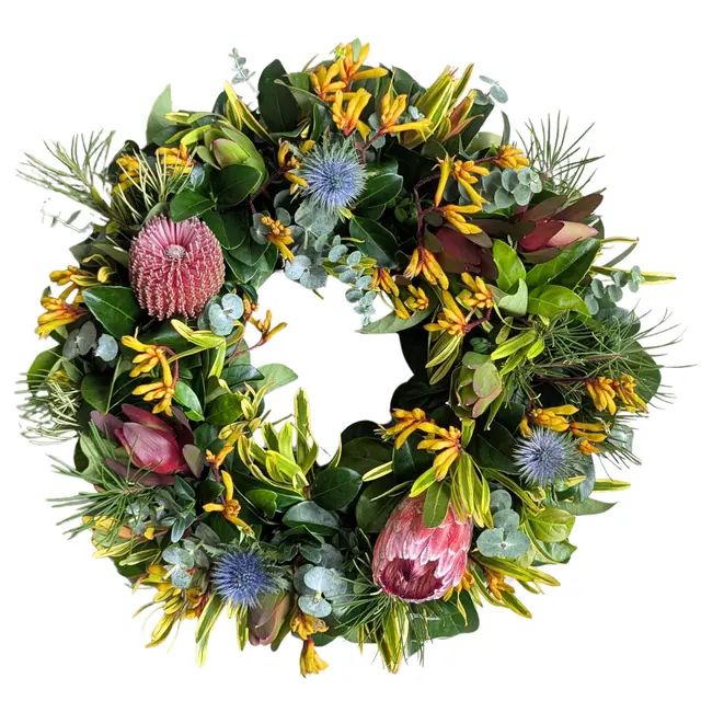 Memorial Wreath Native Flowers
