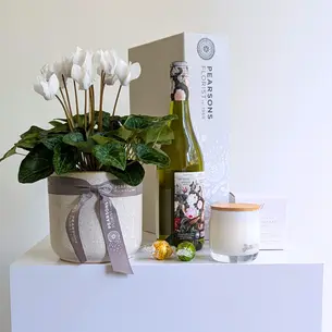 Pretty Plant + White Wine