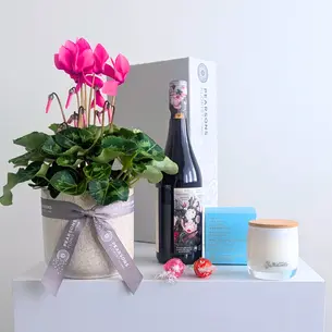 Pretty Plant + Red Wine