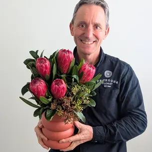Rusticana Red Vase