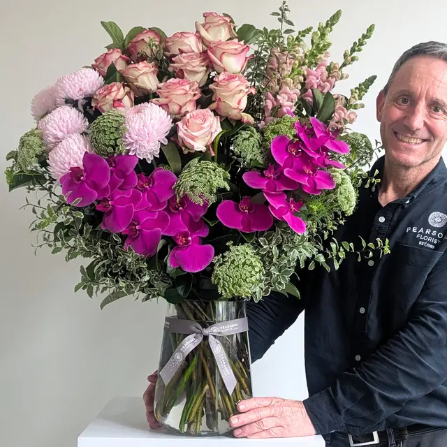 Deluxe Pink Vase