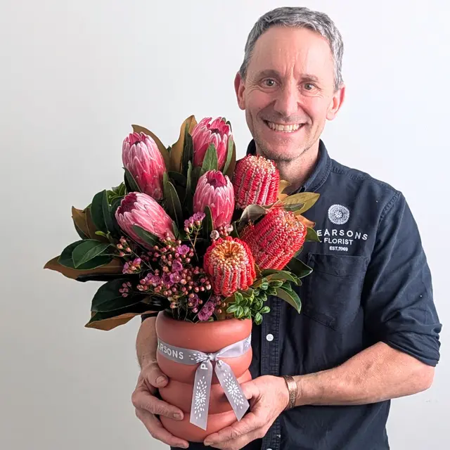 Rusticana Red Vase