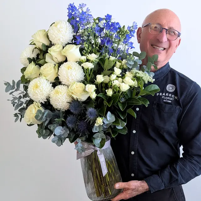 Classic Touch of Blue Vase