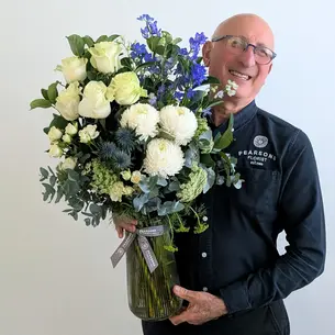 Touch of Blue Spirit Vase