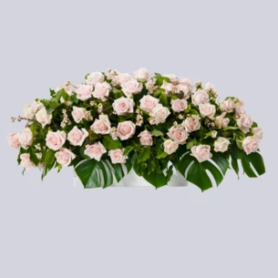 Casket Cover of Roses