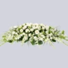 Casket Cover of White Flowers