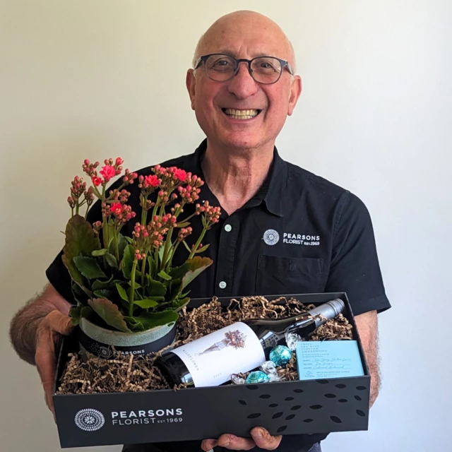 Pretty Plant + Red Wine