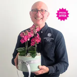 Orchid Bowl Red