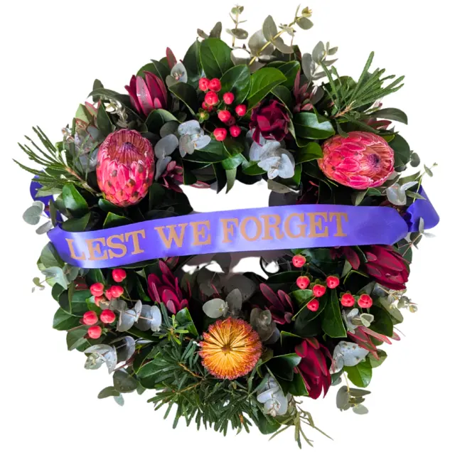 Lest We Forget Native Wreath