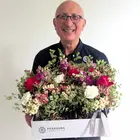 Set of Festive Flower Bottles