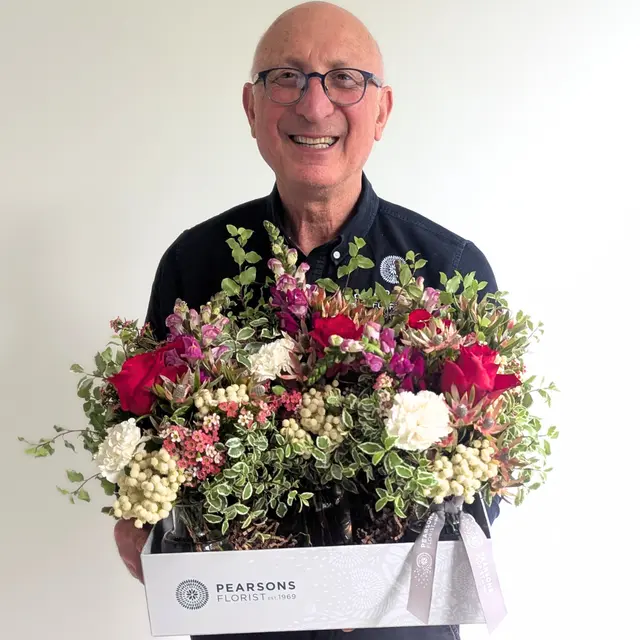 Set of Festive Flower Bottles
