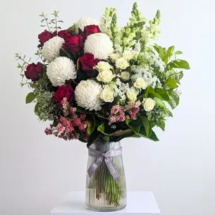 Classic Christmas Vase