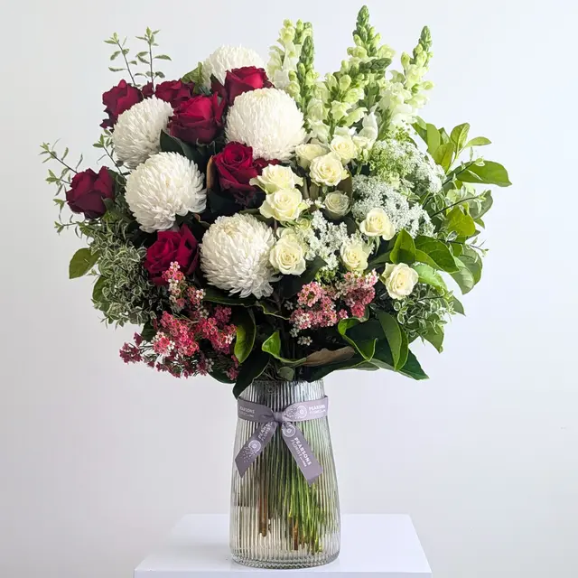 Classic Christmas Vase