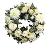 Wreath White & Green Small
