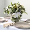 Premium Round White Table Centre