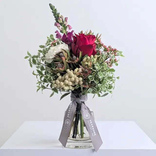 Single Festive Flower Bottle