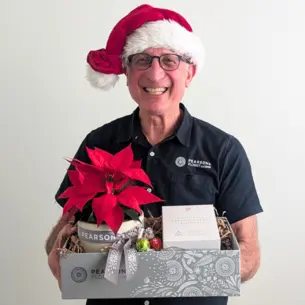 Festive Plant & Candle Hamper