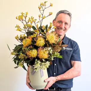 Golden Rusticana Vase