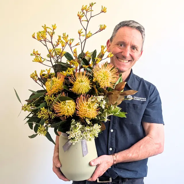 Golden Rusticana Vase