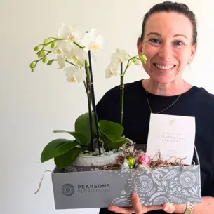 White Lotus Orchid Hamper